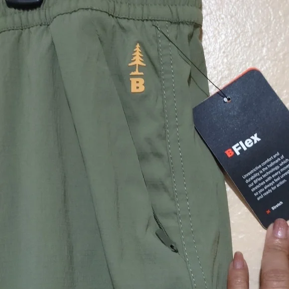 Bass Outdoor Men's Olive Green Cargo Jogger Pants XL - Picture 10 of 16